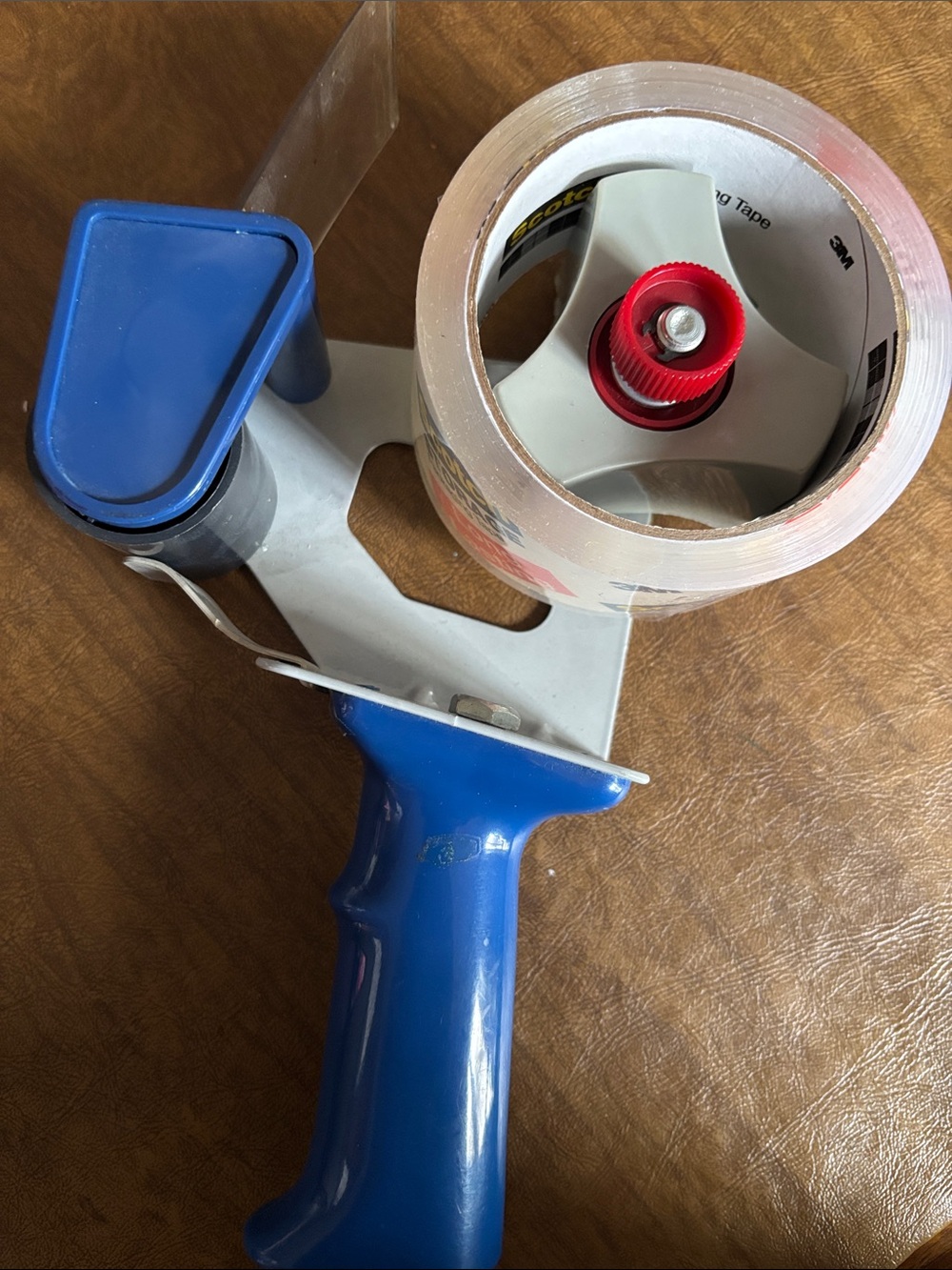 Blue Packing Tape Handheld Dispenser